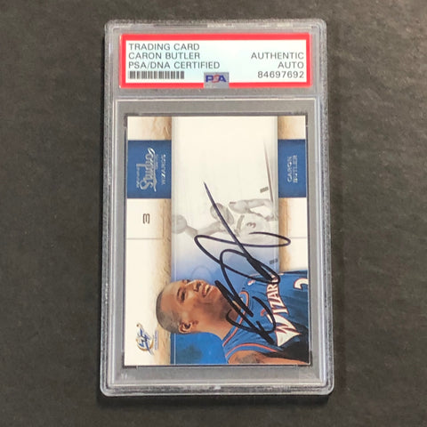 2009-10 Panini Studio #99 Caron Butler Signed Card AUTO PSA Slabbed Wizards
