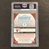 2008-09 Upper Deck Hot Prospects #107 Joakim Noah Signed Card PSA Slabbed Bulls