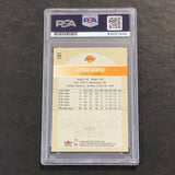 2004-05 Fleer NBA Hoops #101 Devean George Signed Card PSA Slabbed