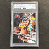 2007-08 Fleer Ultra #121 David West Signed Card AUTO PSA Slabbed Hornets