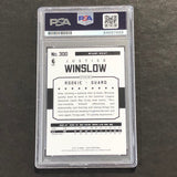 2015-16 NBA Hoops #300 Justice Winslow Signed Card PSA/DNA Slabbed RC Heat