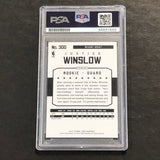 2015-16 NBA Hoops #300 Justice Winslow Signed Card PSA/DNA Slabbed RC Heat