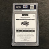 2016-17 NBA Hoops #78 Nikola Vucevic Signed Card AUTO PSA Slabbed Magic
