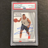 2010 Panini Basketball #212 Evan Turner Signed Card AUTO PSA Slabbed 76ers