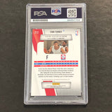 2010 Panini Basketball #212 Evan Turner Signed Card AUTO PSA Slabbed 76ers