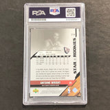 2005-06 Upper Deck #214 Antoine Wright Signed Card AUTO PSA Slabbed RC Nets