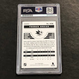 2013-14 Panini Score Hockey #436 Thomas Greiss Signed Card AUTO PSA Slabbed Sharks