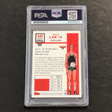 2007 Topps #121 Acie Law IV Signed AUTO PSA Slabbed Hawks