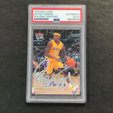 2007-08 Fleer Ultra #84 Smush Parker Signed Card Auto PSA Slabbed Lakers
