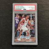2007-08 Fleer Ultra #66 Juwan Howard Signed Card AUTO PSA/DNA Slabbed Timberwolves