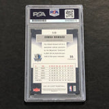 2007-08 Fleer #129 Juwan Howard Signed Card AUTO PSA/DNA Slabbed Mavericks