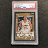 2003-04 Upper Deck Rookie Orientation #124 Brian Cook Signed Card AUTO PSA Slabbed Lakers