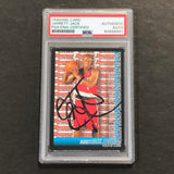 2005-06 Topps Bowman #120 Jarrett Jack Signed Card AUTO PSA Slabbed Trail Blazers