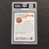 2005 Topps #242 Jarrett Jack Signed Card AUTO PSA Slabbed RC Trail Blazers