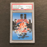 1995 Skybox #408 Stephon Marbury Signed Card AUTO PSA Slabbed Knicks