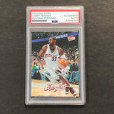 2007 Fleer Ultra #29 Larry Hughes Signed Card AUTO PSA Slabbed Cavaliers