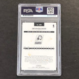 2016-17 NBA Hoops #126 Devin Booker AUTO Signed card PSA Slabbed Autographed