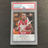 2008-09 UPPER DECK #248 KYLE WEAVER Signed Card AUTO PSA Slabbed RC Bobcats