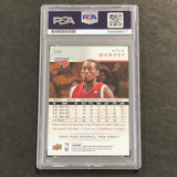 2008-09 UPPER DECK #248 KYLE WEAVER Signed Card AUTO PSA Slabbed RC Bobcats