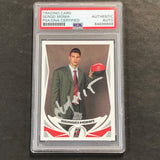 2004 Topps #243 Sergei Monia Signed Card AUTO PSA Slabbed Blazers