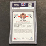 2004 Topps #243 Sergei Monia Signed Card AUTO PSA Slabbed Blazers