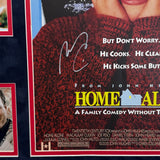 Macaulay Culkin Signed Home Alone Movie Poster Custom Framed 26x26 PSA