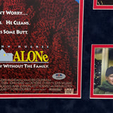 Macaulay Culkin Signed Home Alone Movie Poster Custom Framed 26x26 PSA