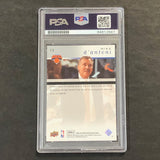 2008-09 Upper Deck #13 Mike D'Antoni Signed Card AUTO PSA Slabbed Knicks