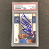 2009-10 Panini Studio #63 Joe Johnson Signed Card AUTO PSA Slabbed Hawks