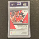 2019-20 Panini Mosaic #247 Nassir Little Signed Rookie Card AUTO PSA Slabbed RC Blazers