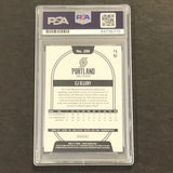 2020-21 NBA Hoops #250 CJ ELLEBY Signed Card AUTO PSA Slabbed RC Trail Blazers