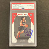 2020-21 NBA Hoops #250 CJ ELLEBY Signed Card AUTO PSA Slabbed RC Trail Blazers