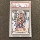 2019-20 Prizm Draft Picks #86 Brandon Clarke Signed Card AUTO PSA Slabbed Gonzaga