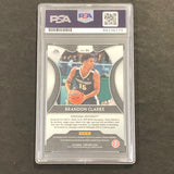 2019-20 Prizm Draft Picks #86 Brandon Clarke Signed Card AUTO PSA Slabbed Gonzaga