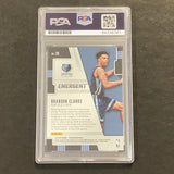 2019-20 Panini Prizm Emergent #28 Brandon Clarke Signed Card AUTO PSA Slabbed RC Grizzlies