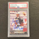 1992 Fleer Ultra #221 James Lofton Signed Card PSA Slabbed Raiders