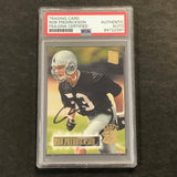 1994 Topps Stadium Club #21 Rob Fredrickson AUTO card PSA Raiders Signed