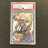 1995 Prime Playoff #42 Willie McGinest Signed Card AUTO PSA Slabbed Patriots