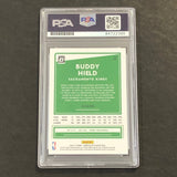 2020-21 Panini Optic #60 Buddy Hield Signed Card AUTO PSA Slabbed Kings