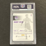 2017-18 Panini Essentials #67 Buddy Hield Signed Card AUTO PSA Slabbed Kings