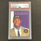 1993 Skybox #DP8 Vin Baker Signed Card PSA/DNA Slabbed Bucks