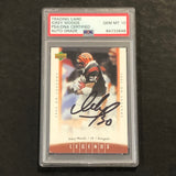 2006 Upper Deck Legends #80 Icky Woods AUTO 10 card PSA Bengals Signed