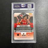 2021-2022 Panini Mosaic #102 ANFERNEE SIMONS Signed AUTO PSA Slabbed Blazers