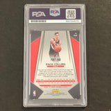 2017-18 Panini Prizm #144 ZACH COLLINS Signed Card AUTO PSA Slabbed RC Blazers