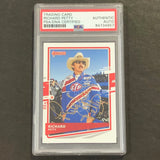 2021 Panini Donruss #118 Richard Petty Signed Card PSA Slabbed Nascar