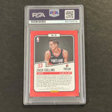 2017-18 Panini NBA Hoops #10 ZACH COLLINS Signed Card AUTO PSA Slabbed RC Blazers