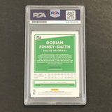 2020-21 Panini Donruss #79 Dorian Finney-Smith Signed Card AUTO PSA Slabbed Mavericks