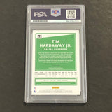 2020-21 Panini Donruss #90 Tim Hardaway Jr Signed Card AUTO PSA Slabbed Mavericks