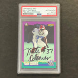 1994 Pinnacle #138 Nate Odomes signed card PSA Slabbed Signed Auto Seahwks