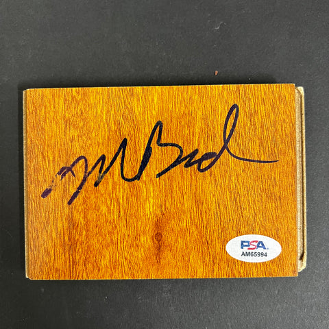 Mike Budenholzer Signed Floorboard PSA/DNA Autographed Bucks